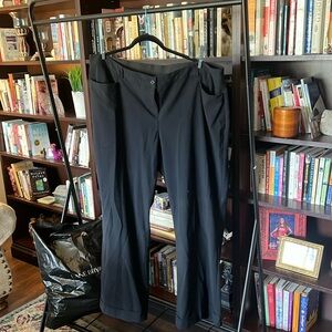 Lane Bryant (24) wide, lagged black dress pants